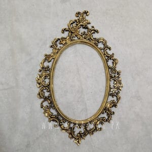 Vintage Metal Mirror Frame