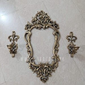 Crown Metal Frame with Candle Holders