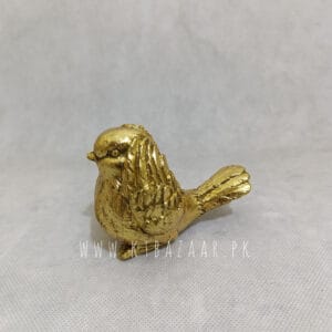 Golden Sparrow Figurine