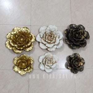 Wall Mounted 3D Flowers (Set of 2)