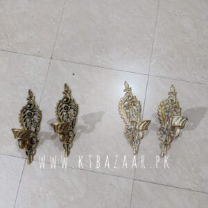 Resin Wall Mounted Candle Holder Pair Design A