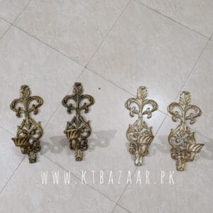 Resin Wall Mounted Candle Holder Pair Design C