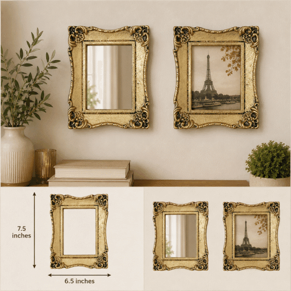 Heritage Metal Mirror/Photo Frame Series 10
